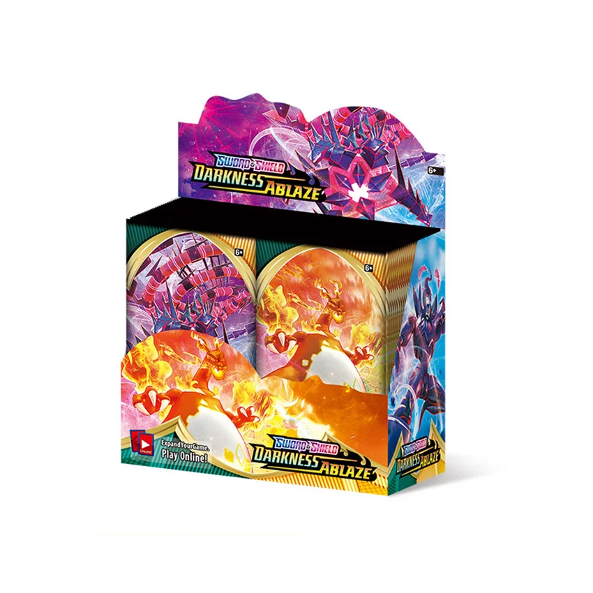 Cartas de batalla de Anime, Cartas coleccionables de Charizard, Pikachu, regalo infantil, 360 juego de Pokemon-0