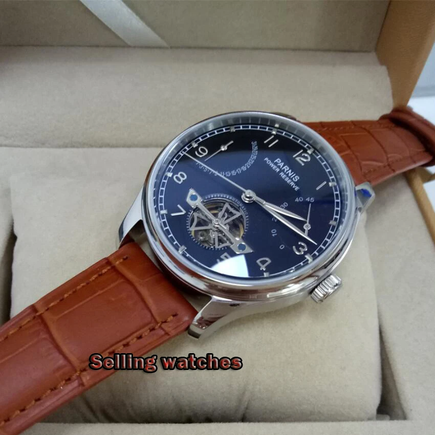 Часы-скелетоны Мужские механические с автоподзаводом PVD-корпусом 43 мм | Наручные