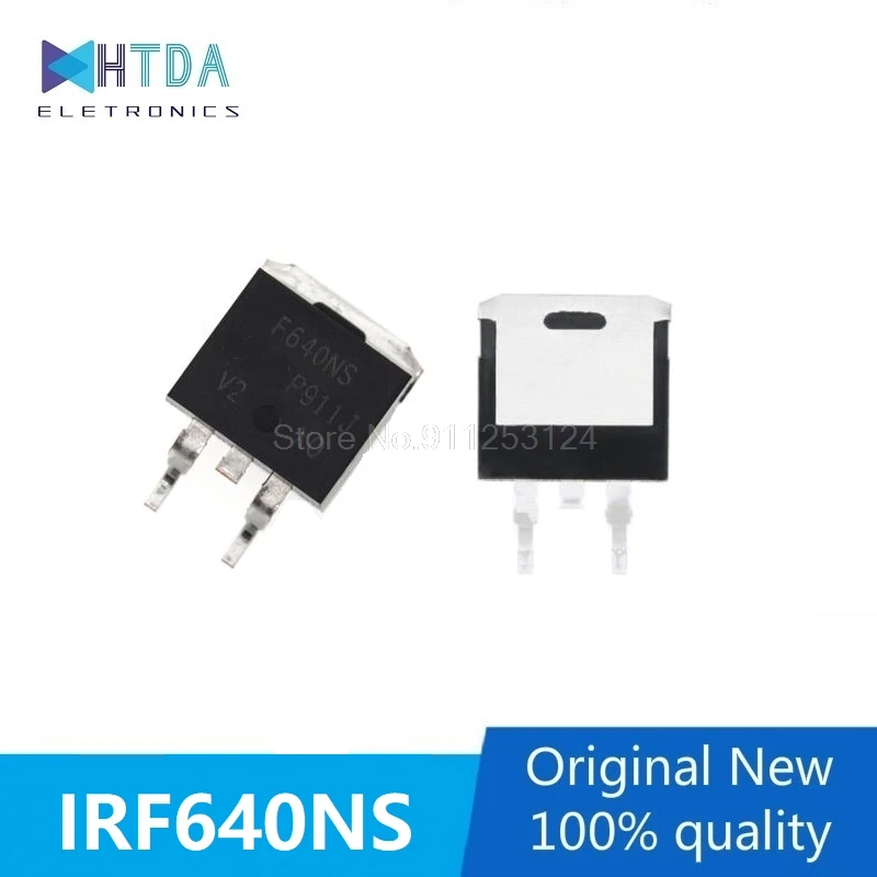 

10pcs/lot IRF640NS TO-263 200V18A F640NS In Stock