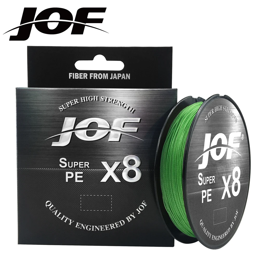 Леска рыболовная плетеная JOF X8 150 м 300 500 м/546YDS 8 переплетений гладкая ПЭ
