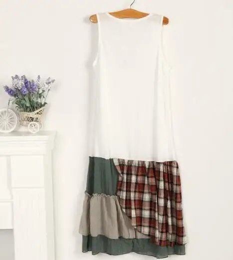 Милое летнее винтажное платье в стиле девушки Мори преппи женское повседневное