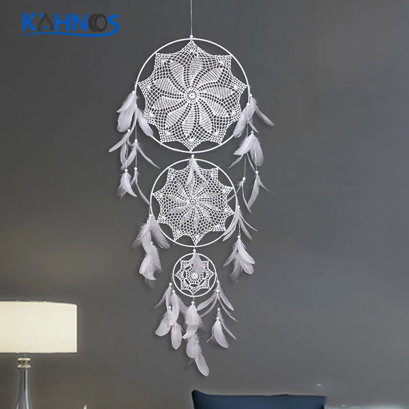 

Large Dream Catcher Big Kids Room Decoration Girl Nordic Home Style Wind Chimes Dreamcatcher