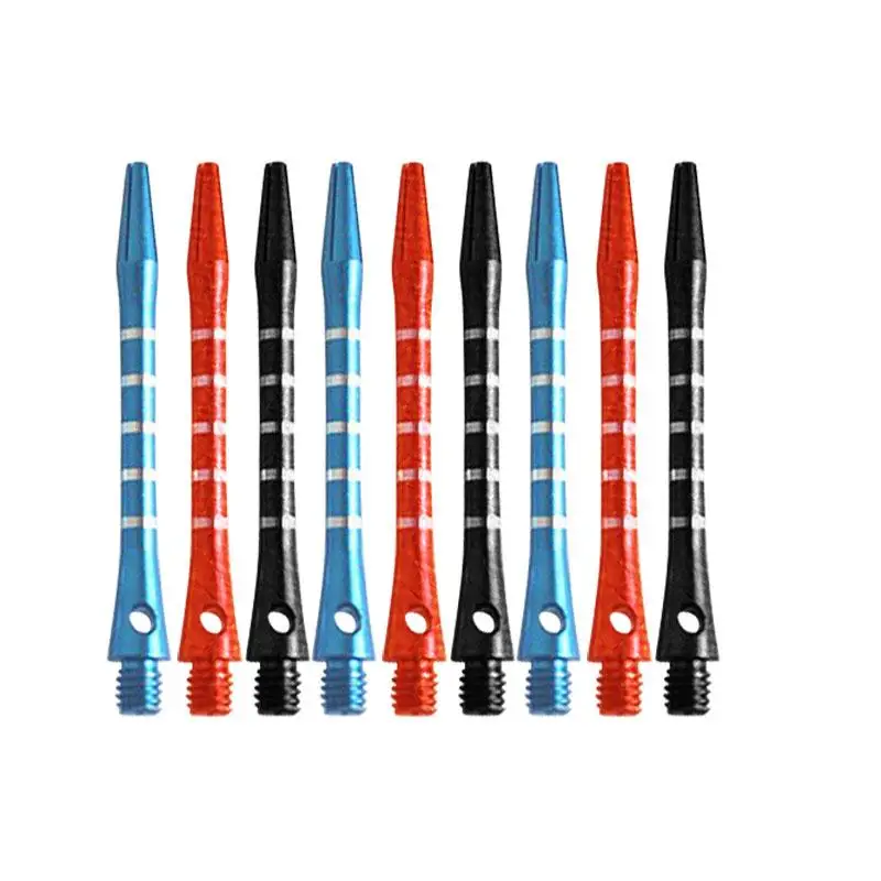 

3-sets/9Pcs of Darts Shafts Colourful Aluminum Medium Dart Throwing Toy