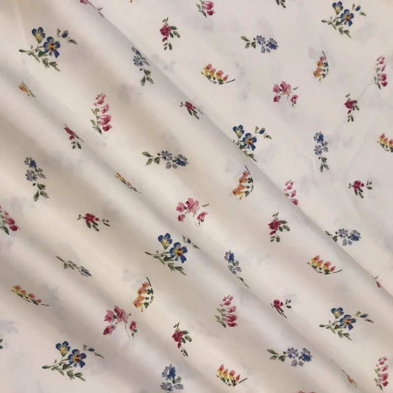 Розовый цветочный из хлопчатобумажной ткани с принтом 100% хлопчатобумажная ткань