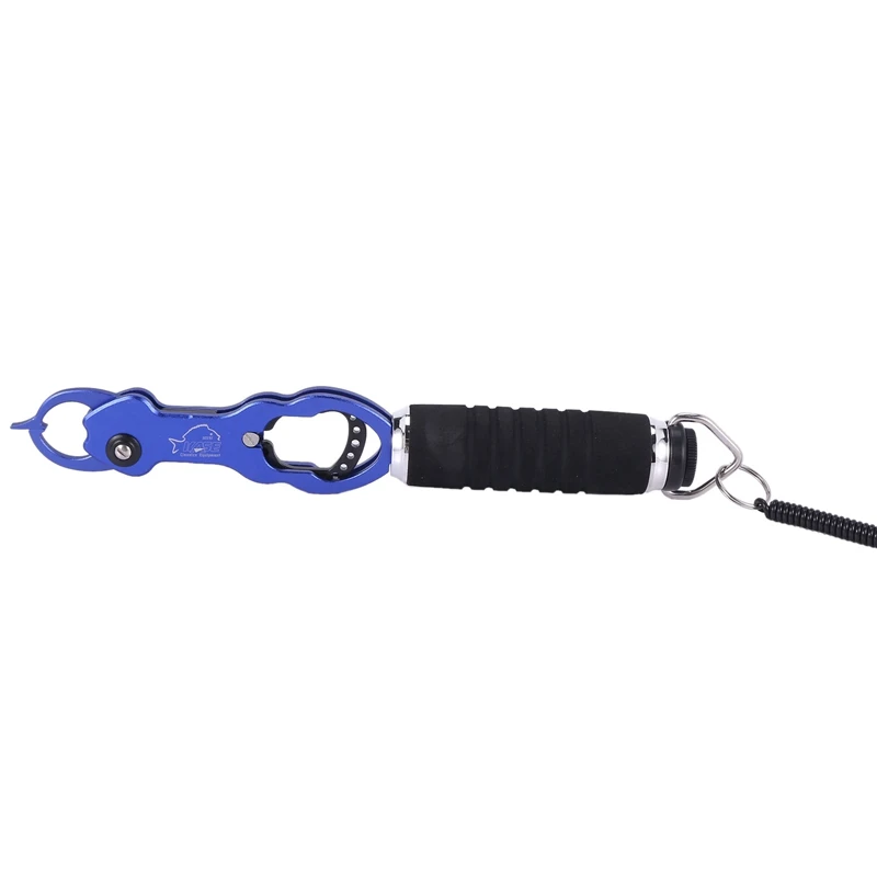 

KASE Fishing Gripper Portable Fishing Tool Corrosion Resistant Fish Holder Aluminum Fish Lip Grabber Fish Controller with Scale