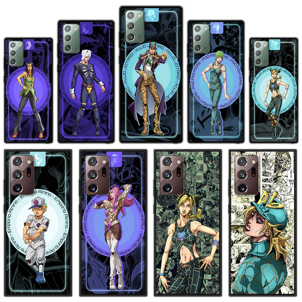 

jojos bizarre adventure DIO brando Anime Phone Case For Samsung Galaxy Note 10 Lite 20 Ultra 10 Plus Soft Cover For M31 Shell