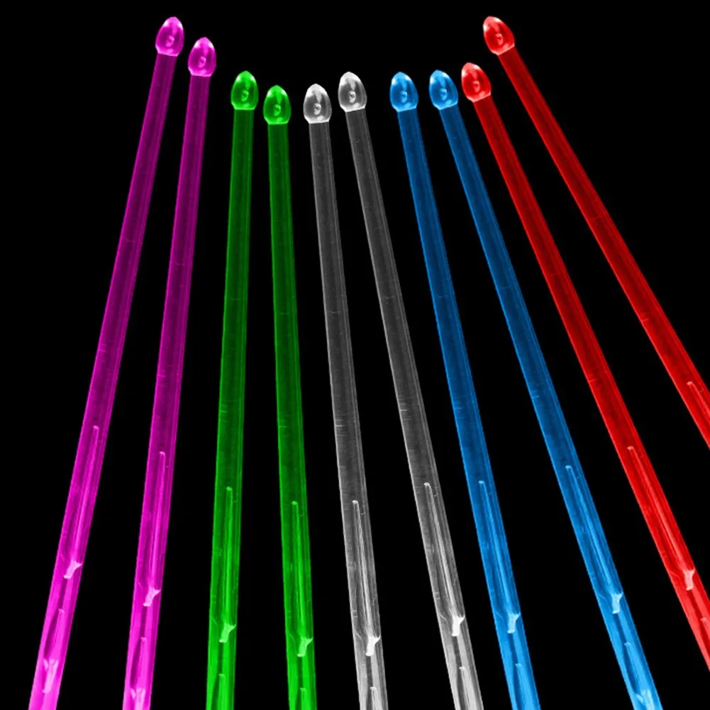 

5A Drum Stick Glow In The Dark Stage Performance Luminous Drumstick Breakage Drum Hammers Fluorescent Stage Performance Part