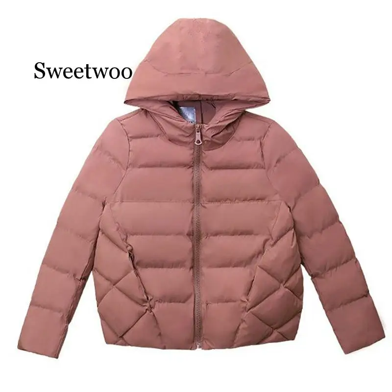 Winter Women Coat Parkas Solid Hooded Jacket 2020 Casual New Zipper  Loose Thick Outerwear Long Sleeve coat