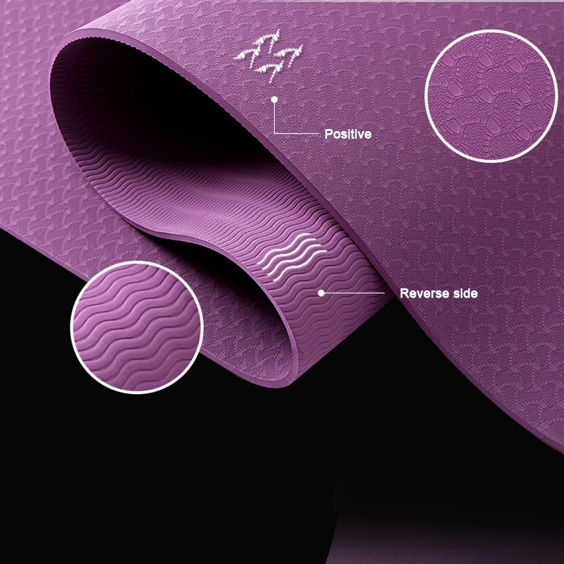 

Yoga Mat 1830*570*6mm TPE Yoga Mats Position Line Non Slip Mat Yoga Beginner Environmental Fitness Gymnastics Mats Exercise Mat