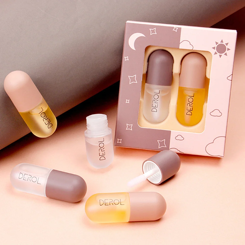 Дневной и ночной мгновенный объем губ масло для увеличения увлажнение