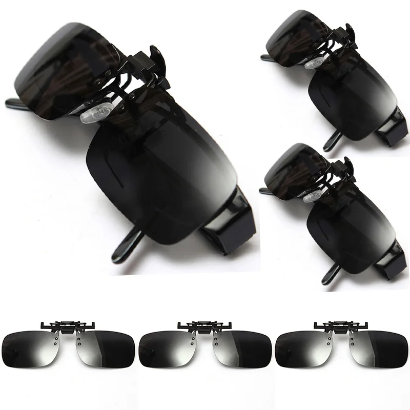 Поляризационные очки с зажимом для рыбалки S M L рыбных видов спорта линзы|Очки