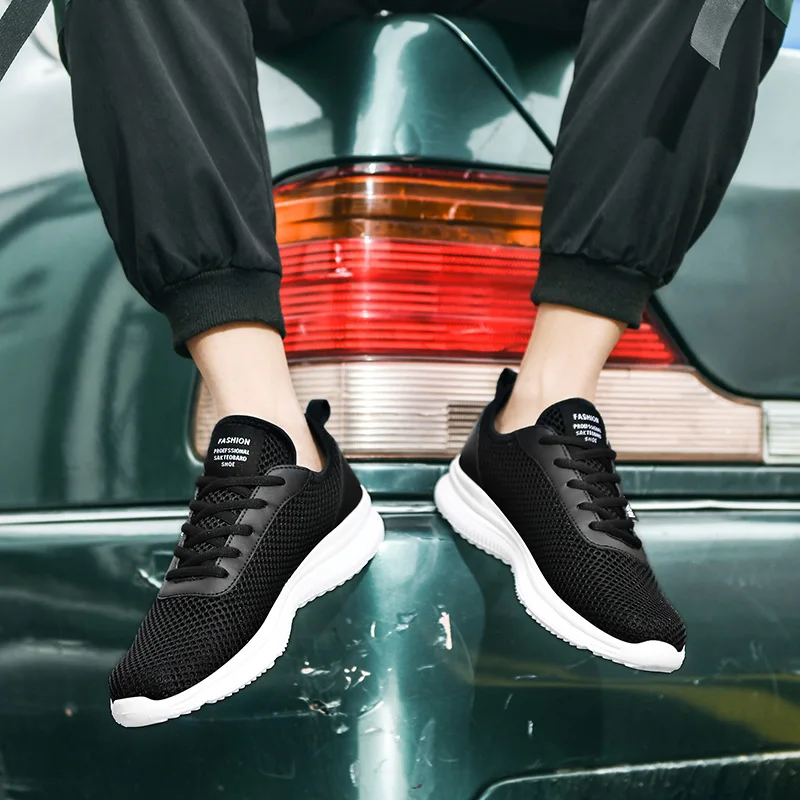 

Summer Men Running Shoes Light Comfortable Walking Sneakers Mesh Gym Flat Athletic Jogging Footwear Man Shoes