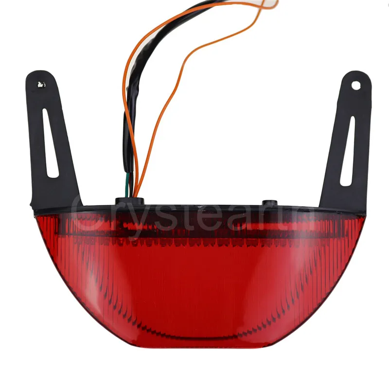 For Honda CBR600RR CBR 600RR CBR 600 RR 07 08 09 10 11 12 LED Integrated Rear Tail Brake Light With Turn Signals Lamp Taillight - Цвет: Red Lens