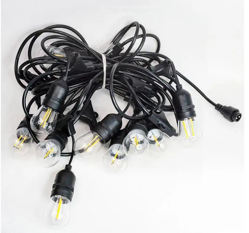 Светодиодная уличная гирлянда E27 креативная Подвесная лампа для кафе террасы