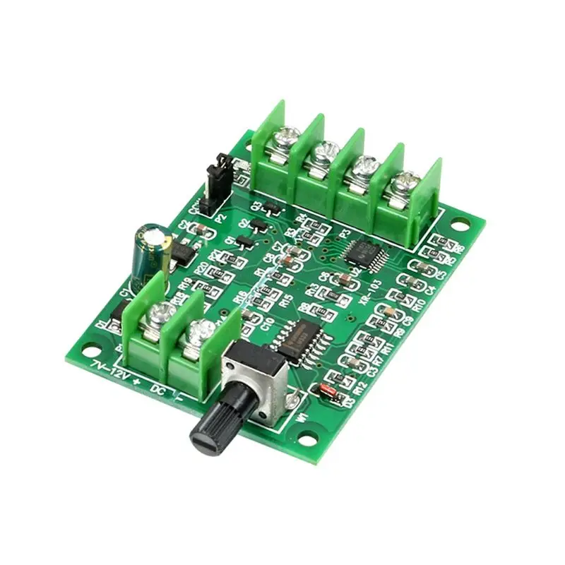 DC7-12V бесщеточная плата драйвера двигателя модуль контроллера скорости защита от