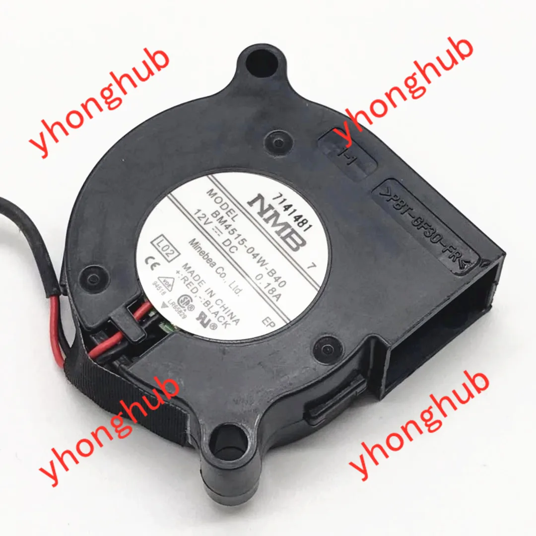 NMB MAT BM4515 04W B40 DC 12V 0.18A 45x45x15 мм Сервер вентилятор охлаждения|blower fan|12v dc blower fanserver fan |
