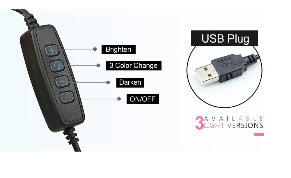 Диммируемый светодиодный кольсветильник ильник для фотосъемки 30 см 12 дюймов