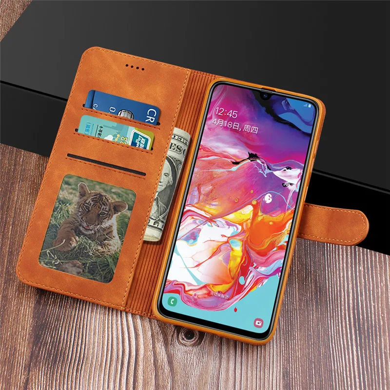 Роскошный кожаный чехол для samsung Galaxy S10 S8 S9 плюс A70s A50s A20s Чехол-книжка с бумажником для Note10 A7 A8 A50 A70 чехол