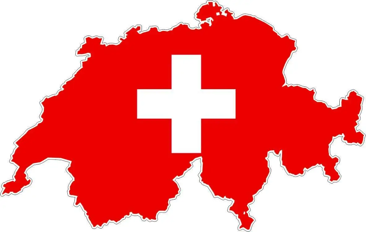 

Sticker car moto map flag vinyl outside wall decal macbbook switzerland swiss