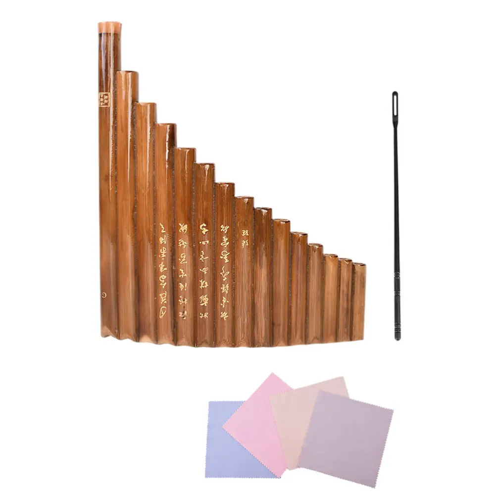 

1 Pc Beginner Hole Panpipe Wind Instrument Portable Panpipe Instrument (Brown)