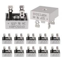 12pcslot bridge rectifier diode kbpc5010 50a 1000v single phase bridge rectifier original integrated circuit
