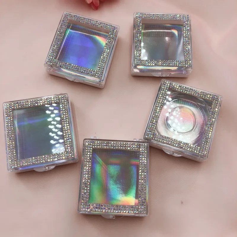 Стразы упаковка для ресниц подарочные коробки пустой держатель 10 шт./50 коробок