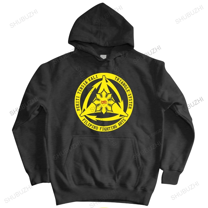 

New hoodies black hooded jacket for men brand Pekiti Tersia Kali Filipino Martial Art male autumn sweatshirt hoody plus size
