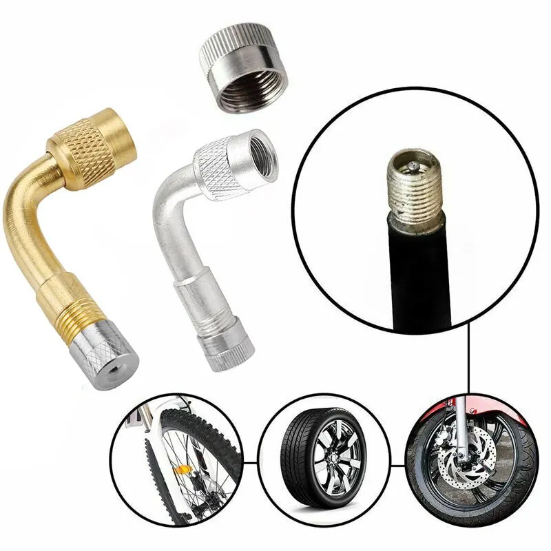 90-градусный латунный клапан для пневматических шин расширитель автомобильных
