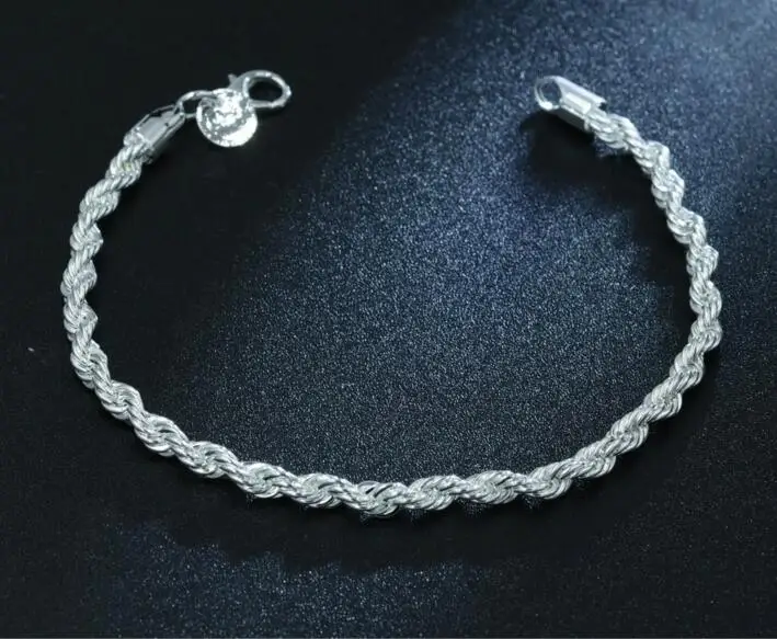 Модный посеребренный браслет-цепочка DISINIYA браслеты на запястье очаровательные