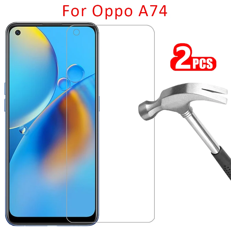 Защитное стекло для oppo a74 защита экрана закаленное защитное на opo из полиуретана с