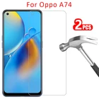 Защитное стекло для oppo a74, протектор экрана, закаленное стекло для opo opp a 74, 74a, 5g, oppo a74, opoa74 6,43, аксессуары для защитной пленки
