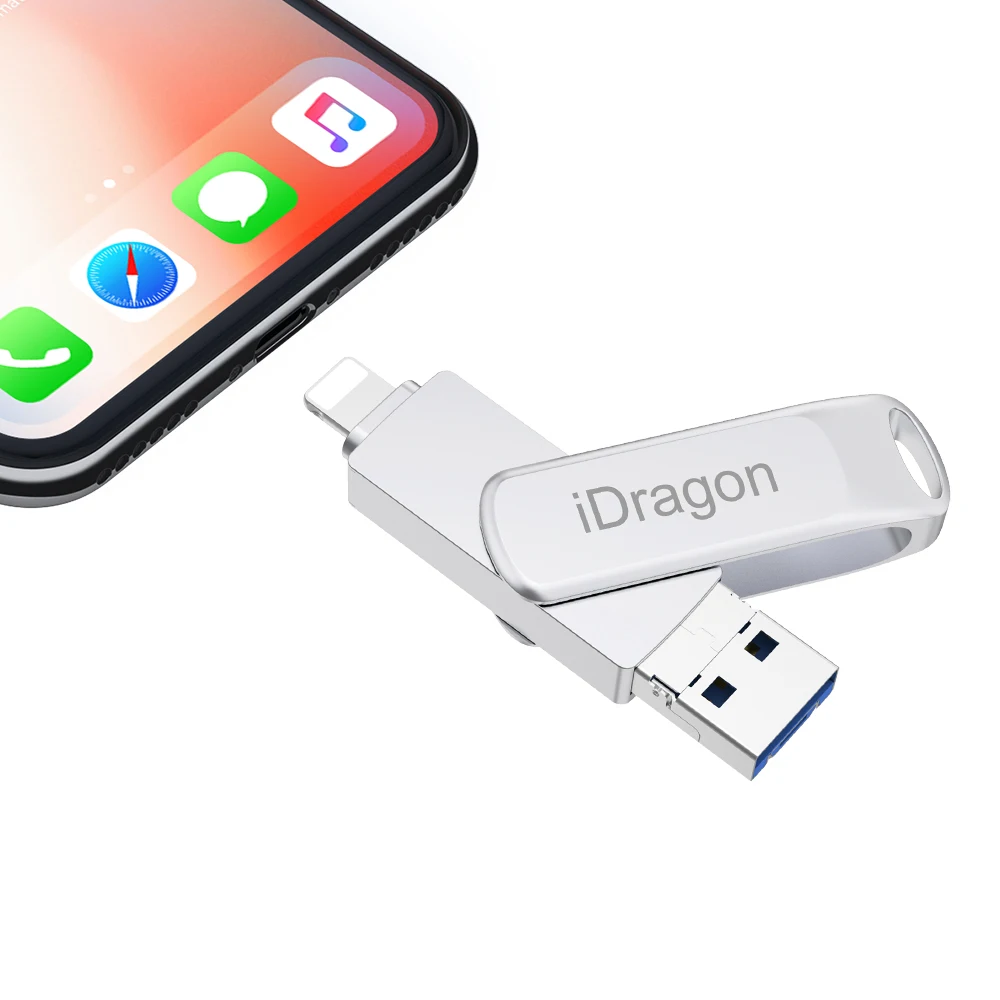 Флэш накопитель 3 в 1 USB 128 & Lighting микро OTG флэш для iPhone/Android/ПК 32 Гб 64 ГБ