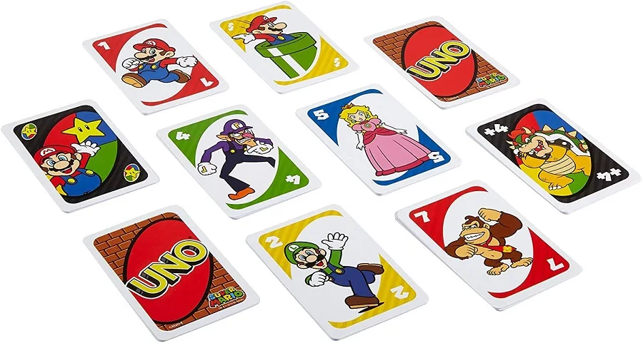 

Super Mary game character Mario card UNO Card suitable for family game friends game card children's birthday gift