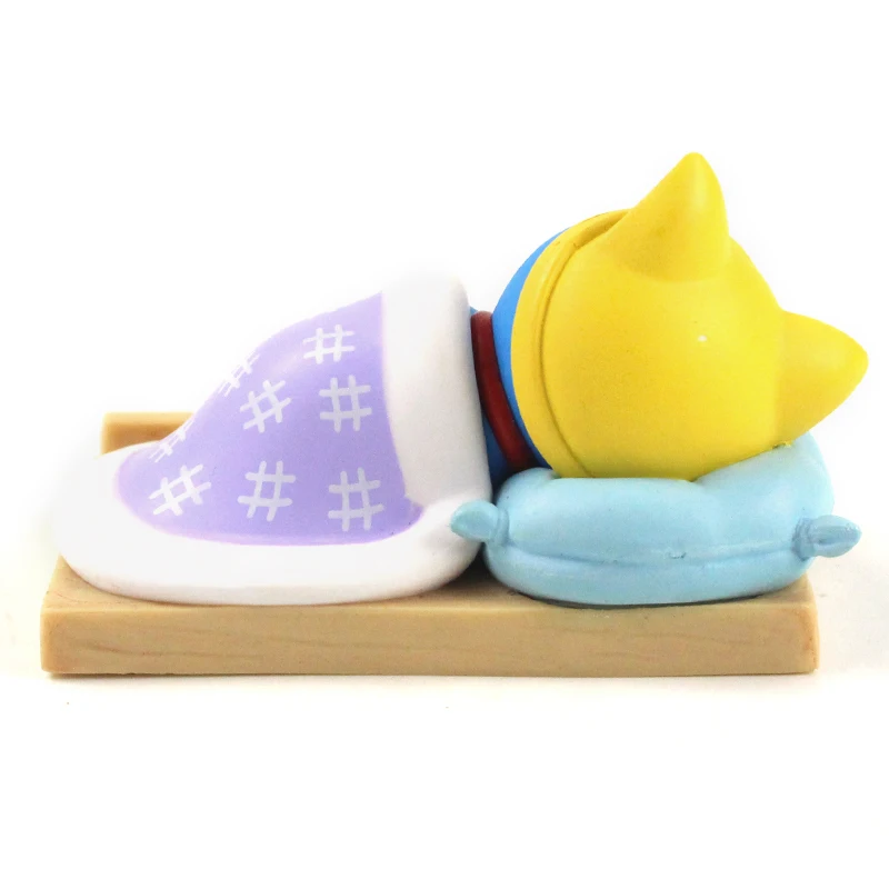 6cm Anime Doraemon Sleeping Figure Mobile phone holder Car Decoration Pvc Action Collection Model Toy gifts | Игрушки и хобби