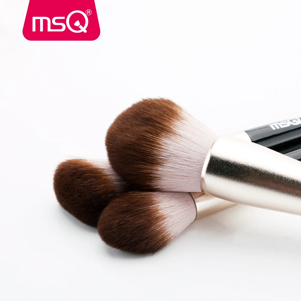MSQ набор кистей для макияжа 12 шт. мягкие синтетические волосы основа