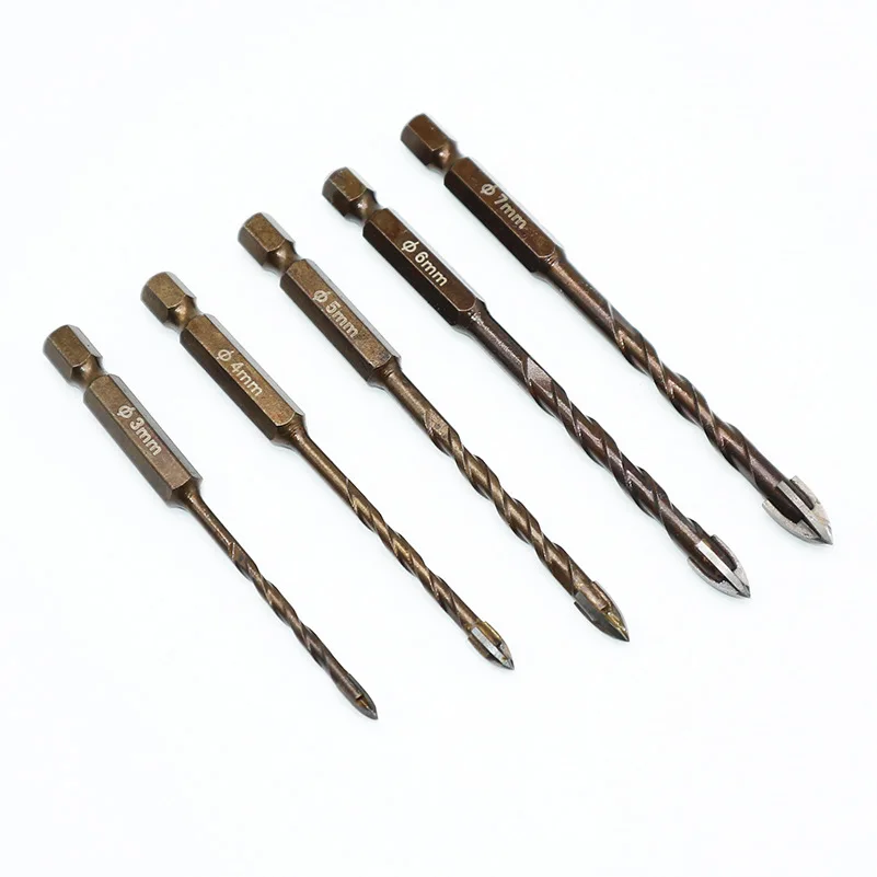 Крест шестигранные плитки биты Стекло Керамика бетона Расширитель отверстий