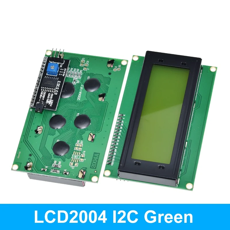 ЖК-дисплей 2004 + I2C 20x4 2004A синий/зеленый экран HD44780 символьный ЖК-дисплей/w IIC/I2C