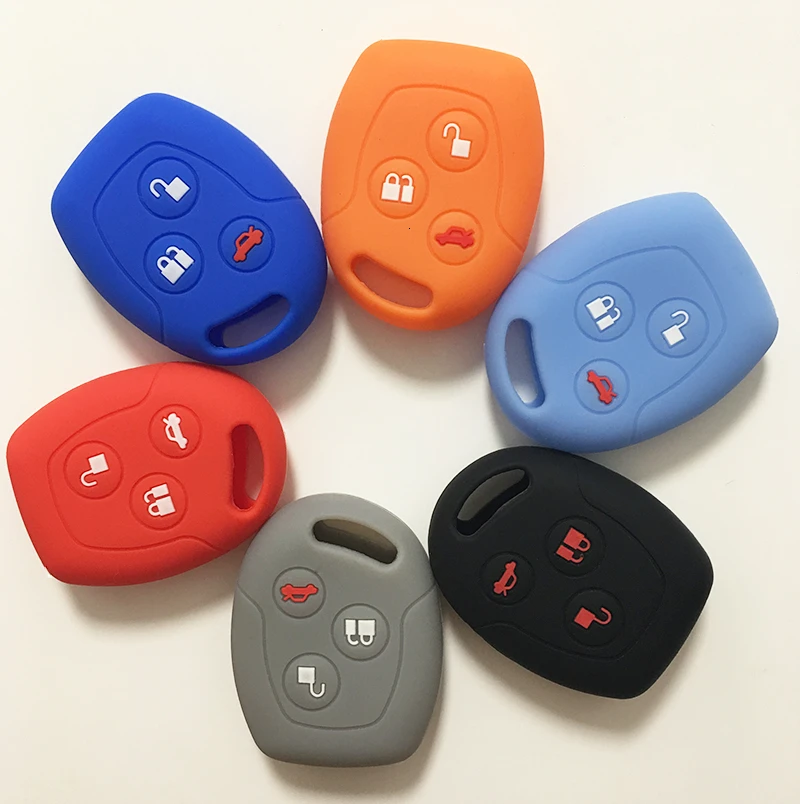 Чехол для автомобильного ключа Ford Focus силиконовый чехол Mondeo Fiesta Kuga Ka | Автомобили