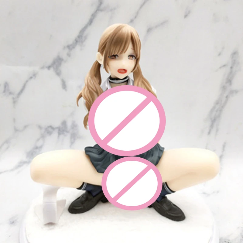 

14cm Anime Magic Bullet Yanzi Action Figure Sexy Beautiful Girls Squatting Double Tail PVC Collection Model Dolls Toy for Gifts