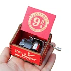 Деревянная музыкальная шкатулка с рукояткой для парка Юрского периода, подарок на день рождения, рождественский подарок, подарок на Новый год, подарок на день Святого Валентина