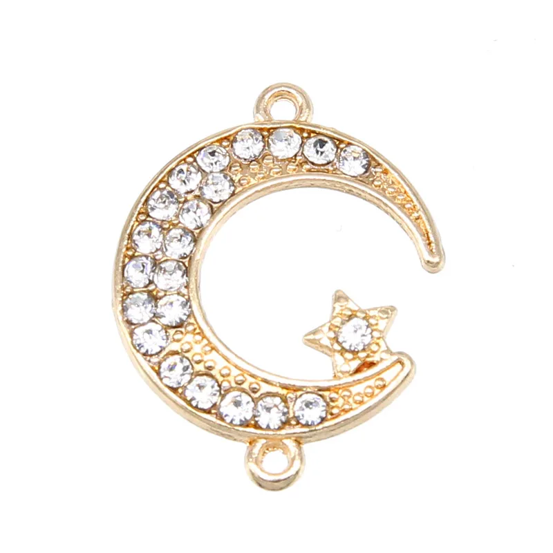 Подвеска в виде Луны с двумя отверстиями 6 шт. | Украшения и аксессуары