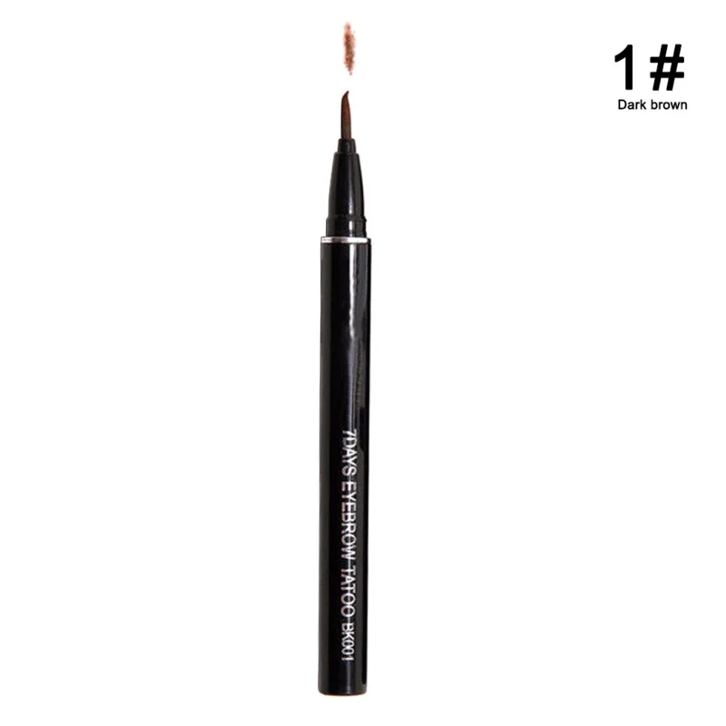 Single Eyebrow Enhancers Cosmetics Maquiagem Pencil Brown Eyebrow Tattoo Pen Liner Eyebrow Eyes Beauty Make Up 2018 New