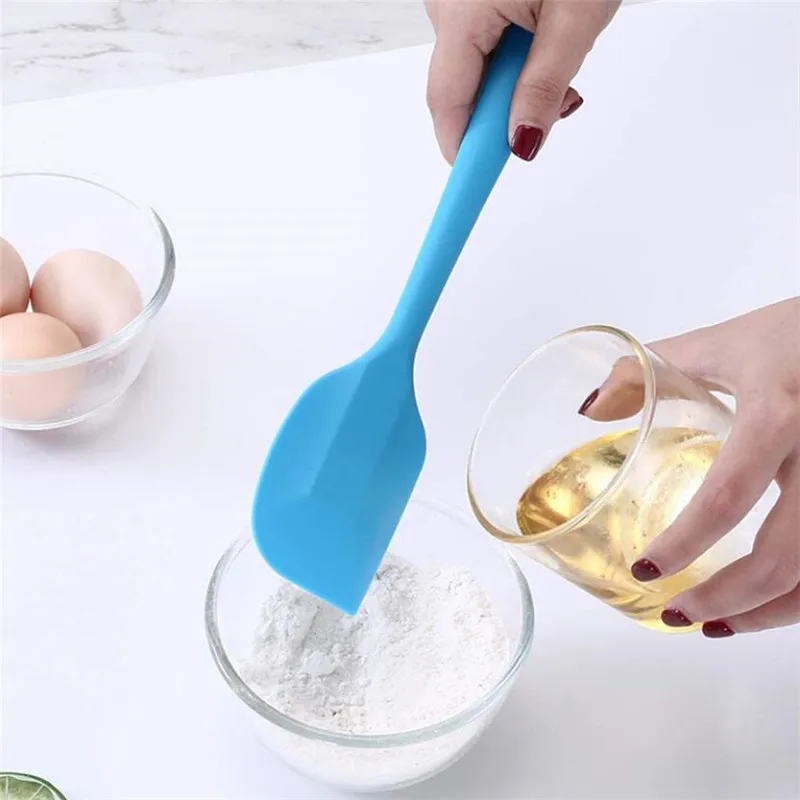 Set Of 2 Heat Resistant Silicone Cooking Tools Kitchen Utensils Baking Pastry Spatula Spoon Cake Spatulas Cook | Дом и сад