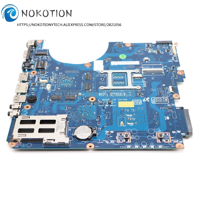 NOKOTION материнская плата для ноутбука Samsung R580 NP-R580 HM55 GT330M 1 ГБ BA41-01175A BA92-06130A BA92-06133A