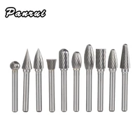 carbide rotary file 10mm hybrid 10pc set tungsten steel yg8 bit cnc engraving 1 4 carbide rotary file milling cutter
