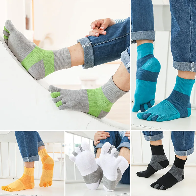 Women's Thickened Sports 5 Pairs Five-finger Socks Toe Sock Japanese Hot Sales Sport Sock Female