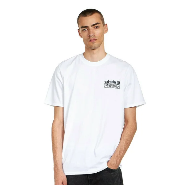 

Edwin - Hokusai Noh Masks T-Shirt White