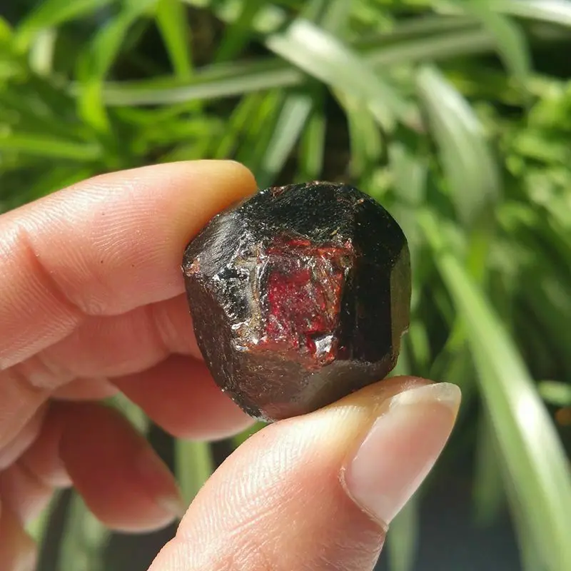 Натуральный Красный Гранат оригинальный лечебный Кристал кварц камень образцы