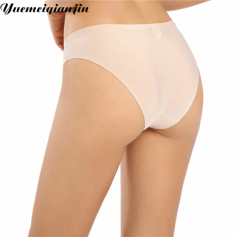 Повседневные базовые бесшовные Невидимые трусики женское нижнее белье