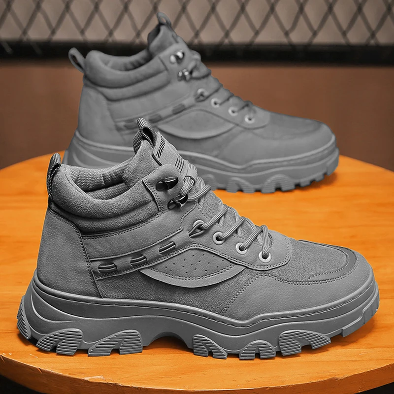 

Высококачественные мужские ковбойские ботинки, зимние ботинки Martin, мужские рабочие ботинки